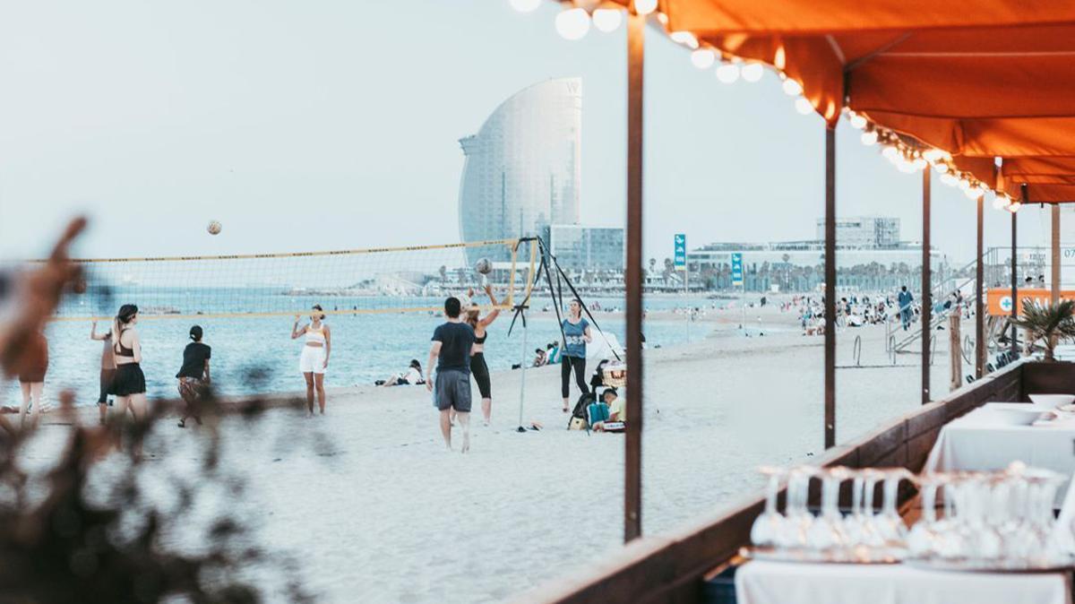 Sal Mar y su cocina marinera con vistas a la Barceloneta.