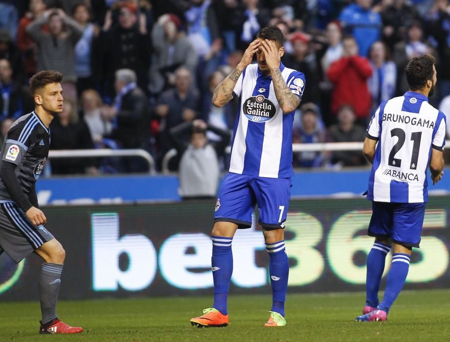 El Dépor cae en el derbi ante el Celta