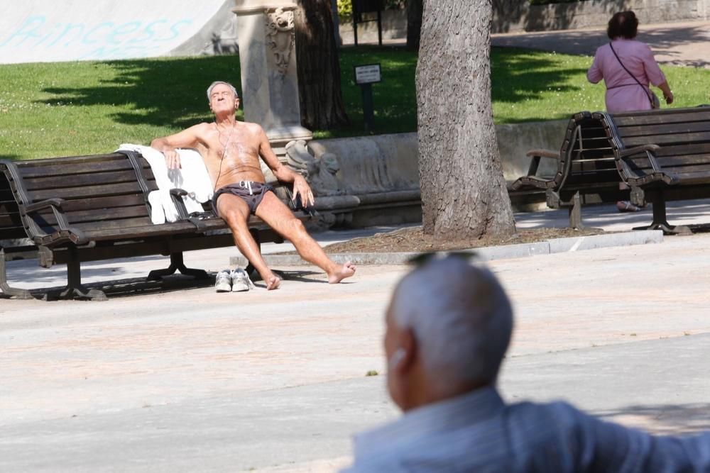 Ola de calor en Asturias