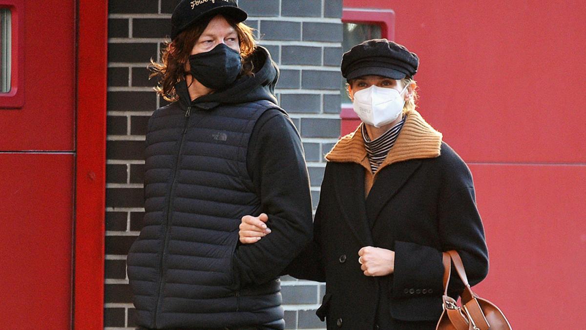 Diane Kruger y Norman Reedus paseando por las calles de Nueva York