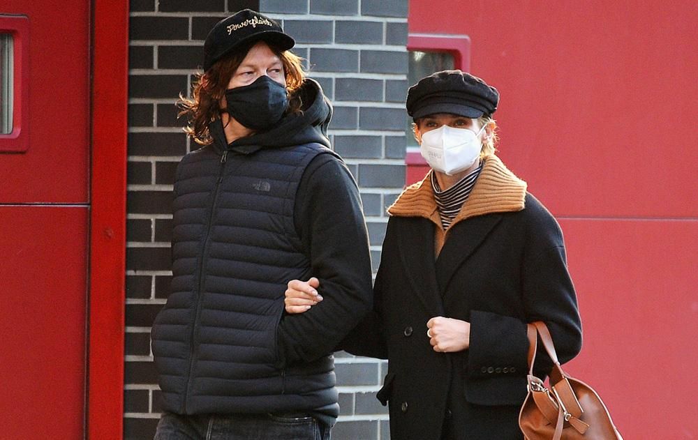 Diane Kruger y Norman Reedus paseando por las calles de Nueva York