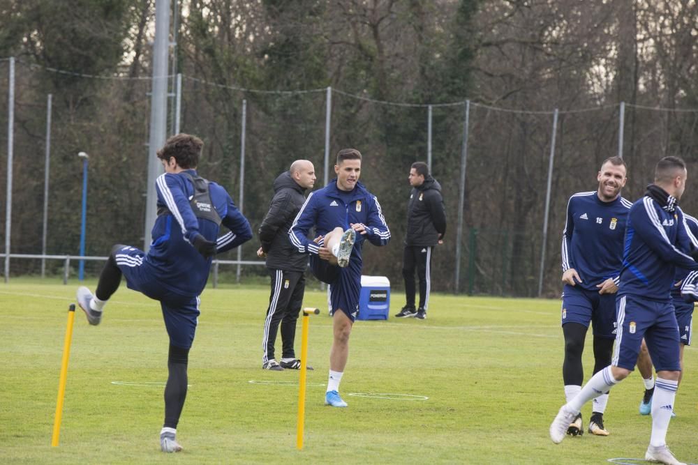 El primer día de Lunin y Luismi en El Requexón