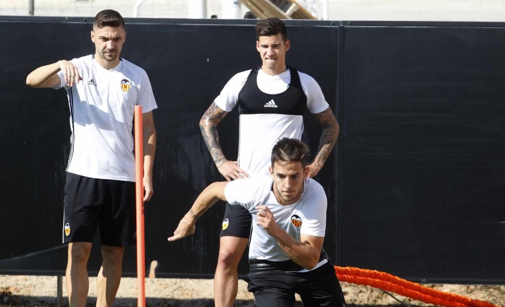 Las mejores imágenes del entrenamiento del Valencia CF