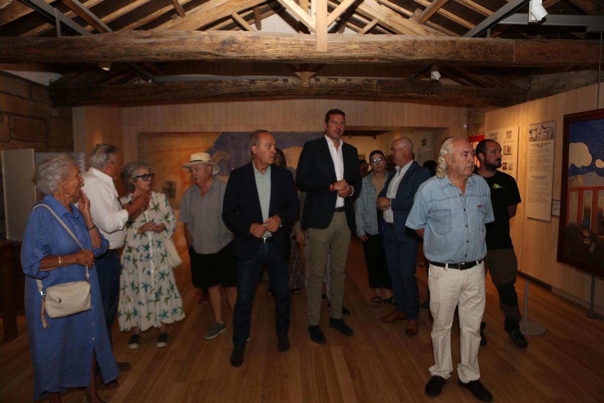 La inauguración de los espacios rehabilitados del Museo Massó de Bueu