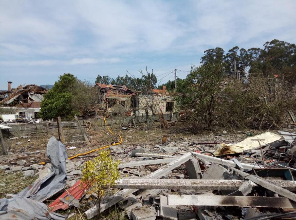 Explosión en Tui, Pontevedra | Así amanece la zona