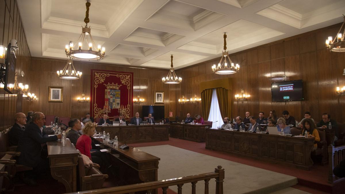 LOS DIPUTADOS PROVINCIALES EN UN PLENO