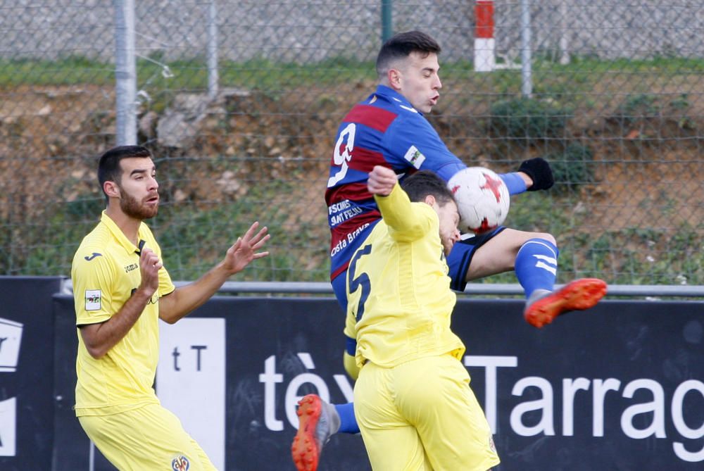 Les millors imatges del Llagostera - Vila-real B