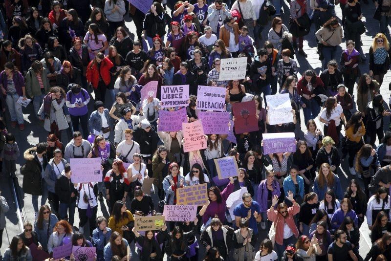 Concentraciones por el 8-M en Zaragoza