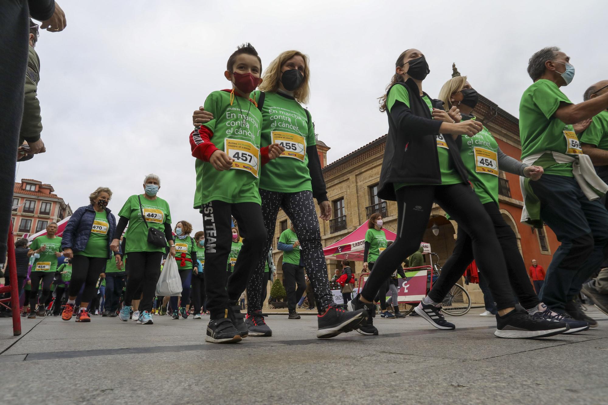 Marcha contra el cáncer de Avilés