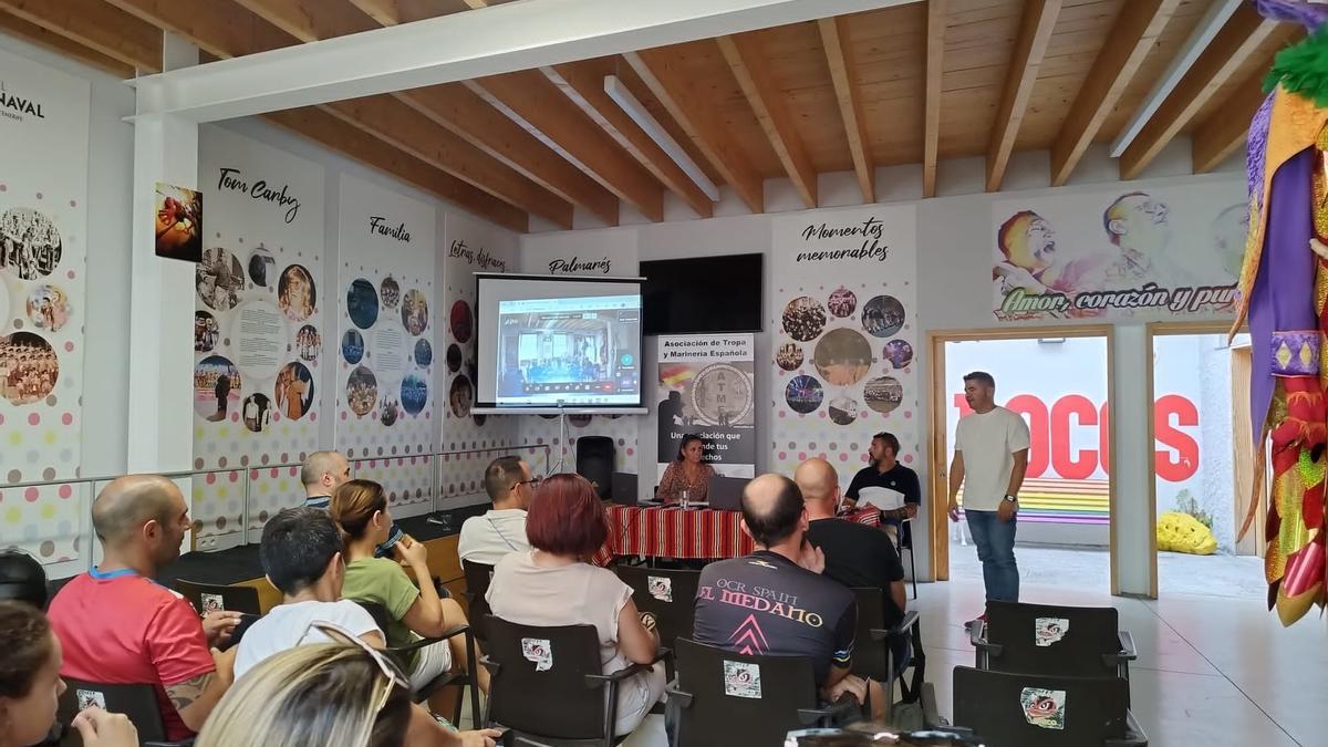 La Asociación de Tropa y Marinería Española, en Diablos Locos.