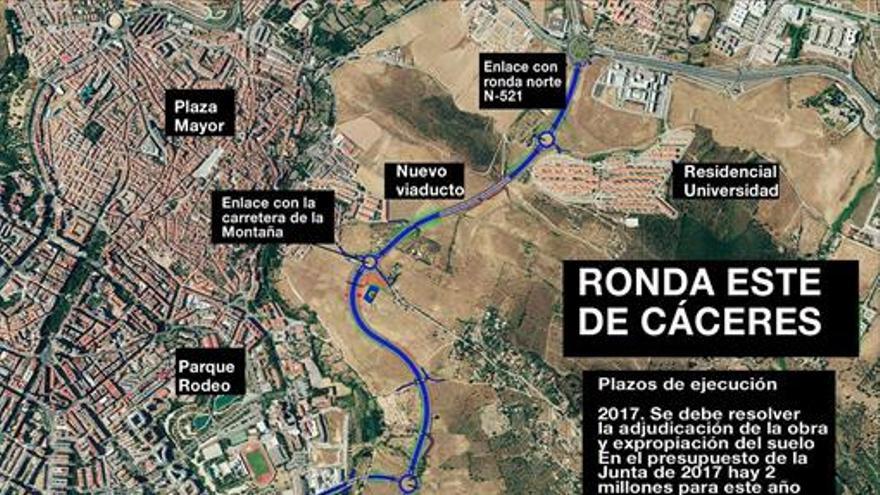 Empiezan las expropiaciones de la ronda este con las parcelas de Charca Musia