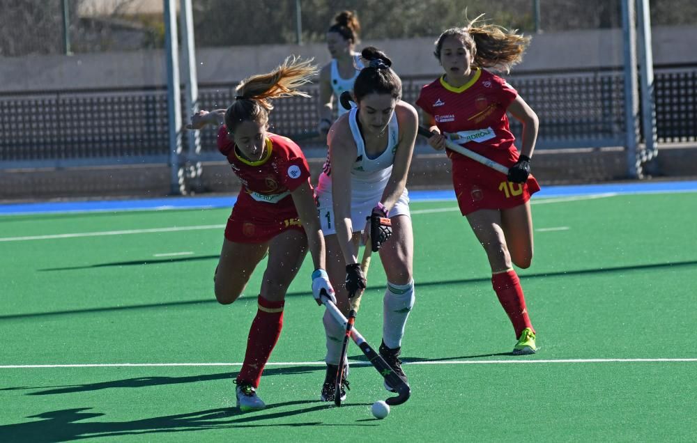 Selección española femenina de hockey en Murcia