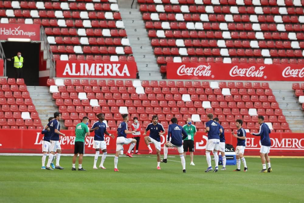 Fútbol: Así fue el Sporting-Oviedo disputado en El Molinón