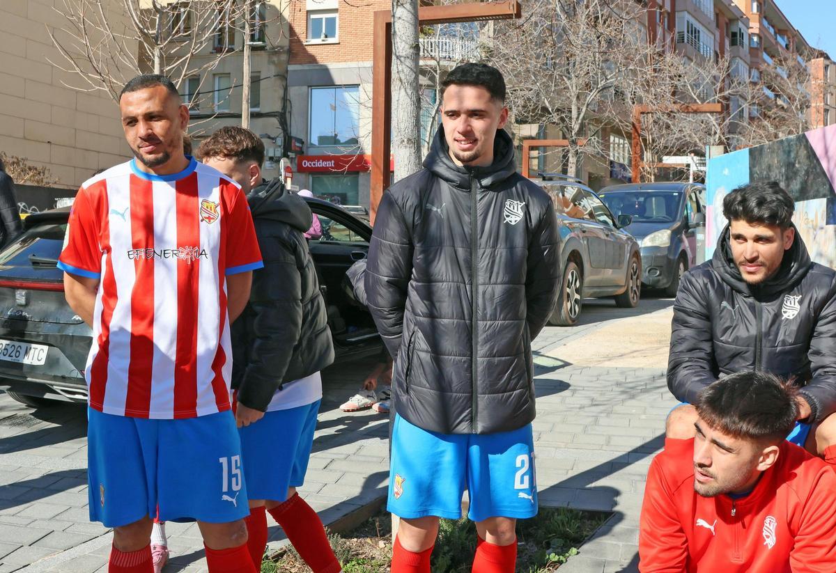 Imatges de la sessió fotogràfica a la Seu del Centre d'Esports Manresa