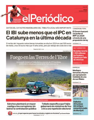 La portada de EL PERIÓDICO del 8 de julio de 2025