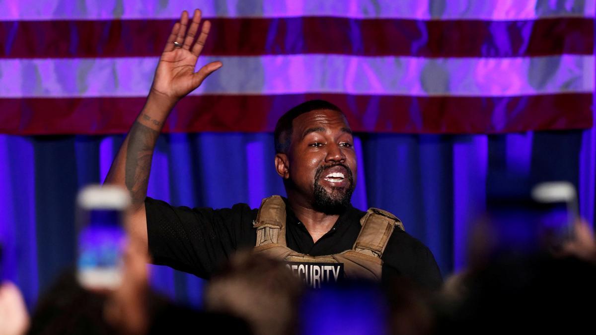 FILE PHOTO: Rapper Kanye West holds his first rally in support of his presidential bid in North Charleston