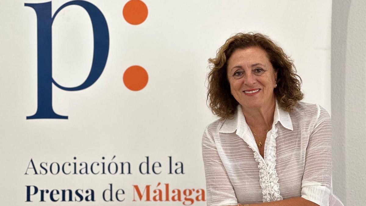 Elena Blanco es la presidenta de la Asocación de la Prensa de Málaga.