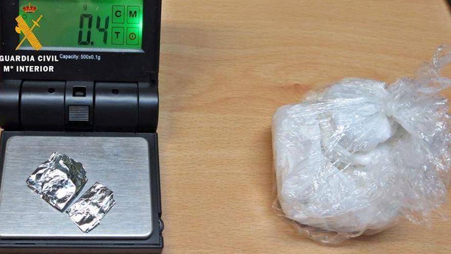 Detenido un vecino de Zafra con 109 gramos de cocaína