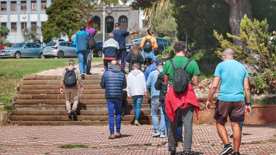 La ULL estrena su Aula Abierta en el Jardín Canario del Campus Central