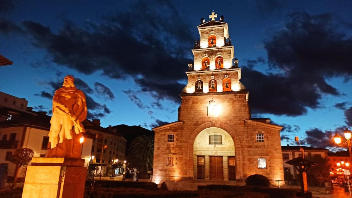 Imagen de archivo del centro de Cangas.