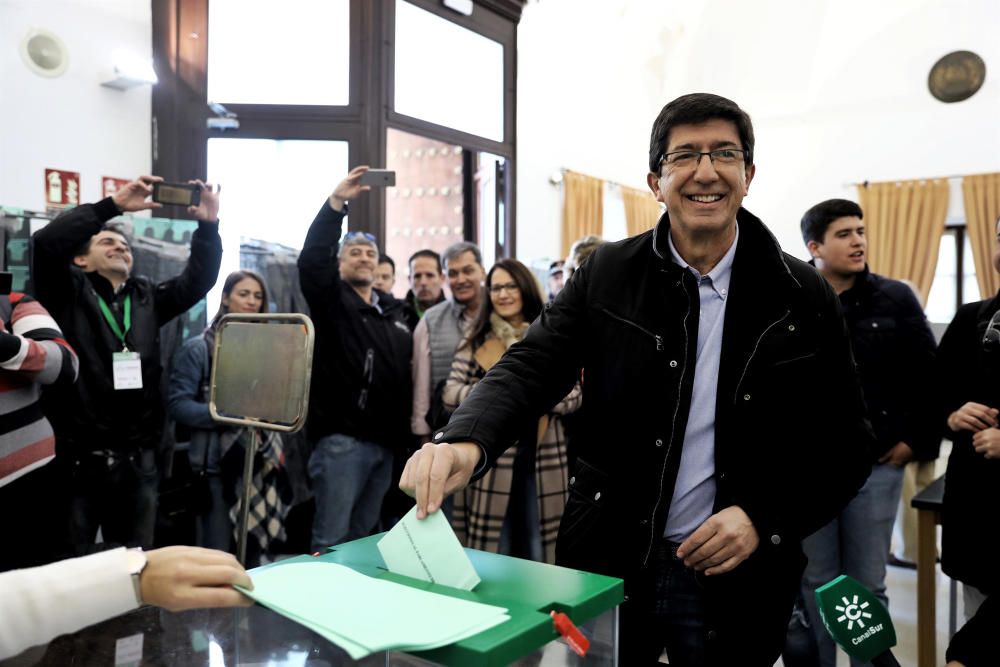 Las elecciones andaluzas, en imágenes