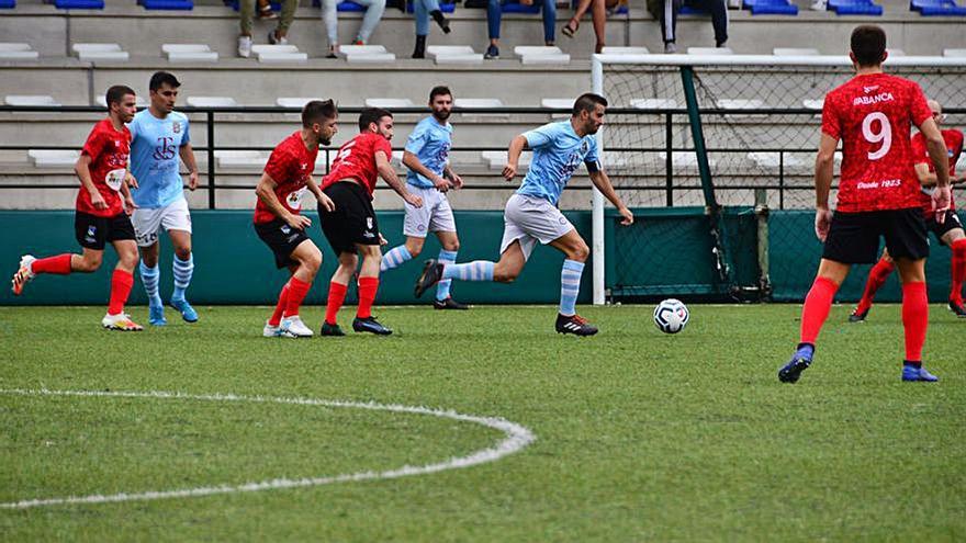 Imagen del Moaña-Valladares del domingo en el Iago Aspas. | // G.N.