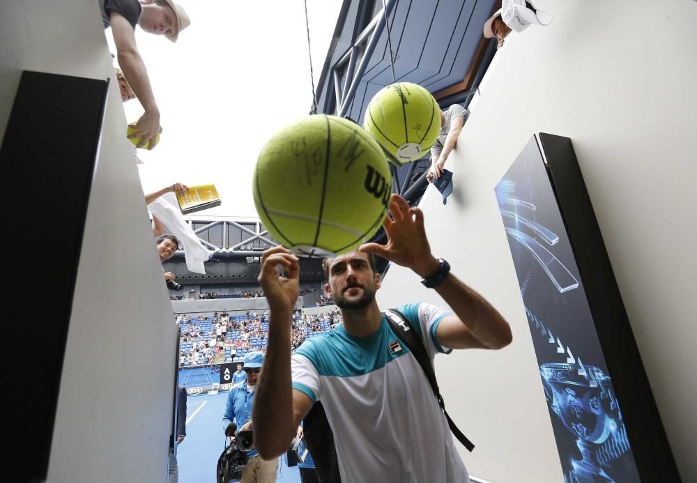 Carreño cae en octavos de final del Open de Australia ante Cilic