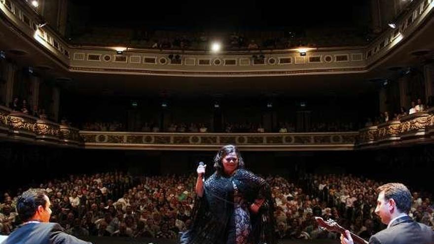 María do Ceo en el Teatro Colón el pasado 2 de octubre.