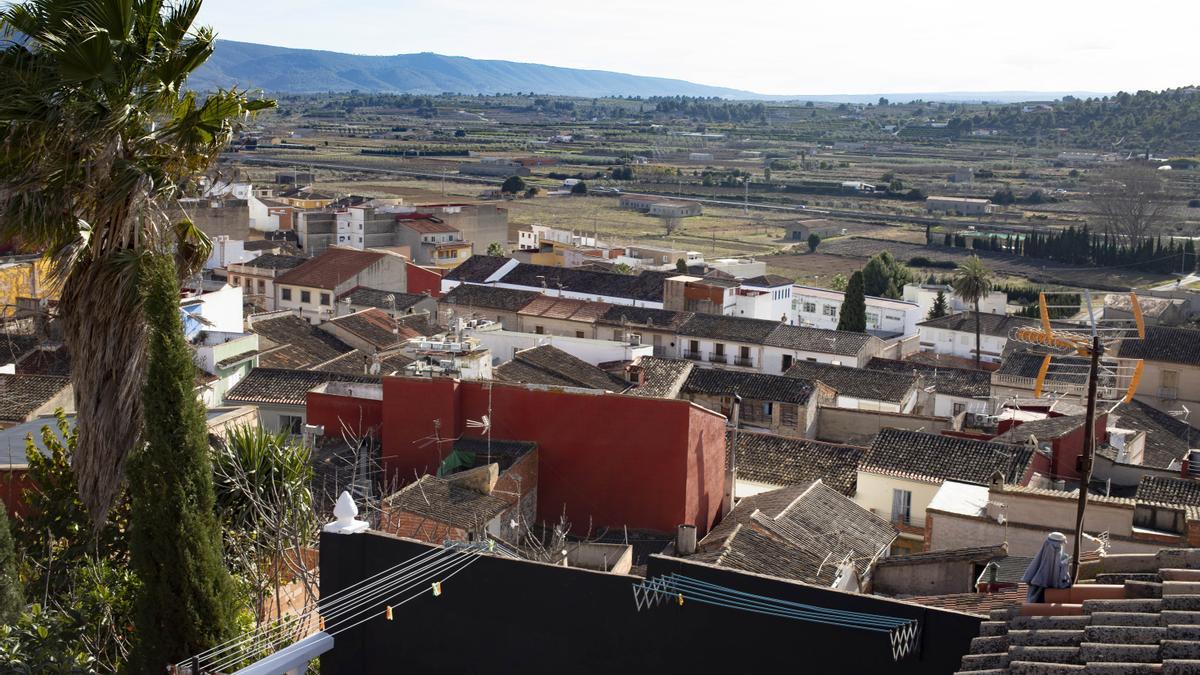 Chella. Vistas del pueblo.