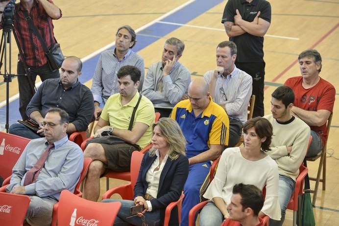 LAS PALMAS DE GRAN CANARIA A 31/05/2017. Rueda de prensa de Miguelo Betancor, presidente del Gran Canaria Club de Baloncesto. FOTO: J.PÉREZ CURBELO