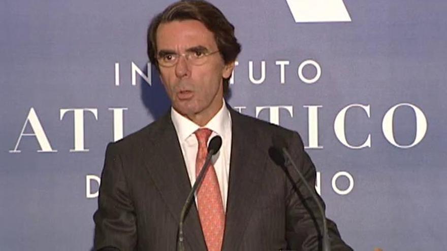 Aznar, sobre el juicio de Gürtel: "Lleva tiempo poner a cada uno en su sitio"