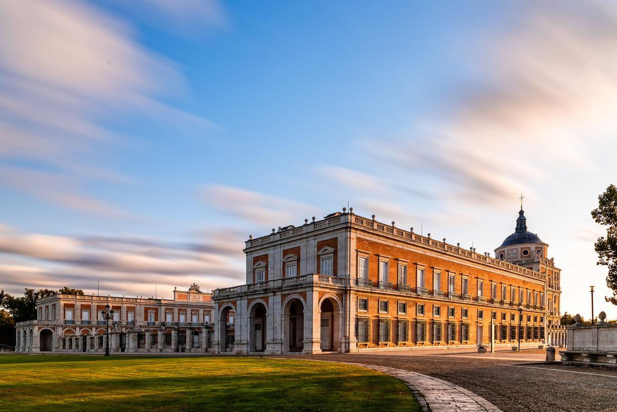Palacio Real de Aranjuez al amanecer.