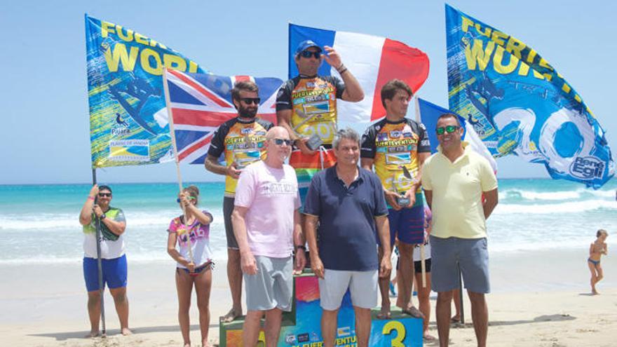 Antoine Albeau campeón de la prueba de Slalom en Fuerteventura