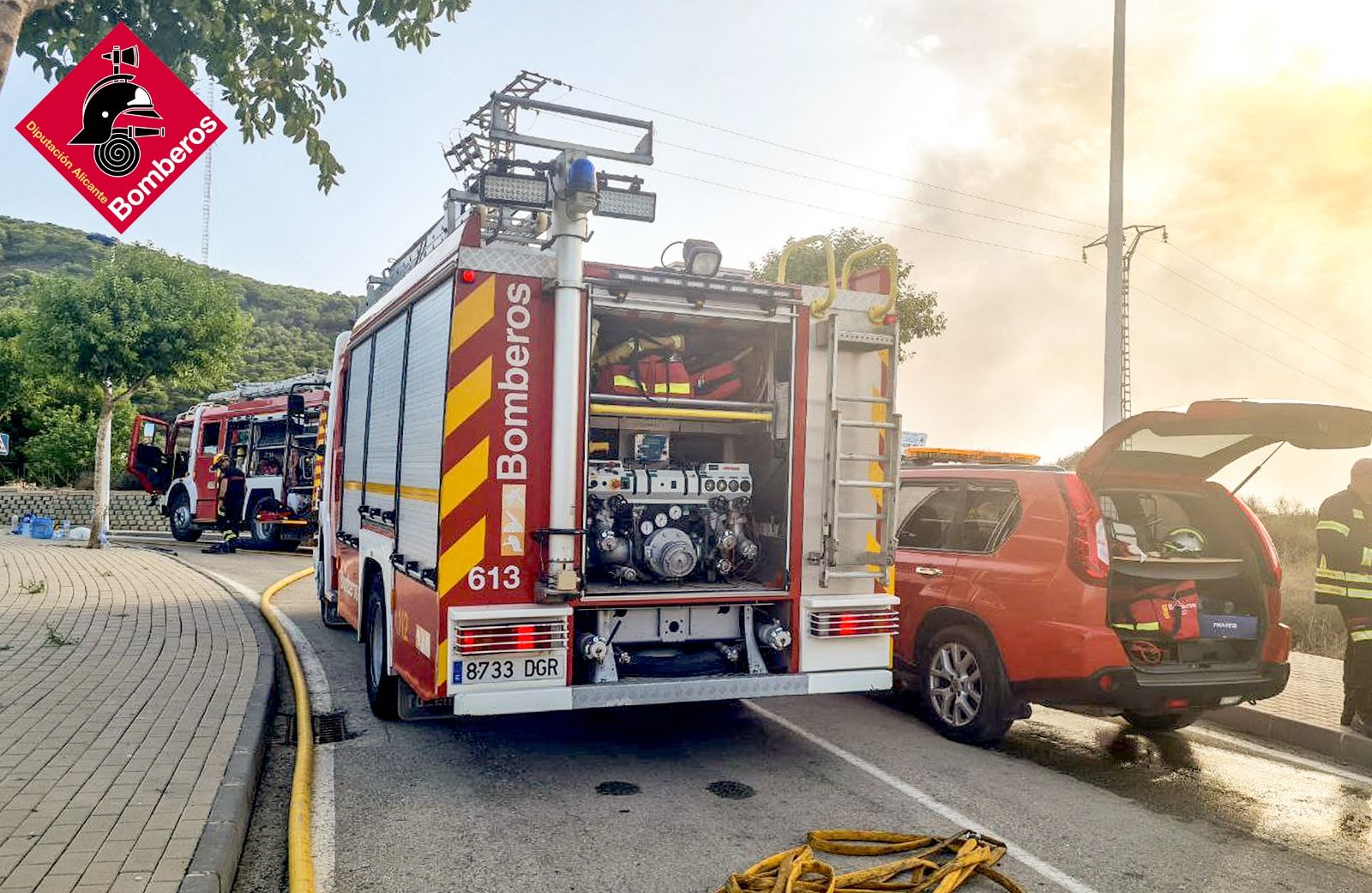 Incendio en Guardamar del Segura