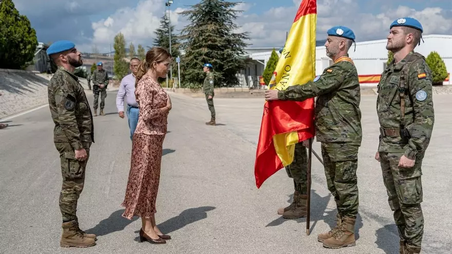 La BRI X organiza por primera vez en Líbano una jura de bandera civil