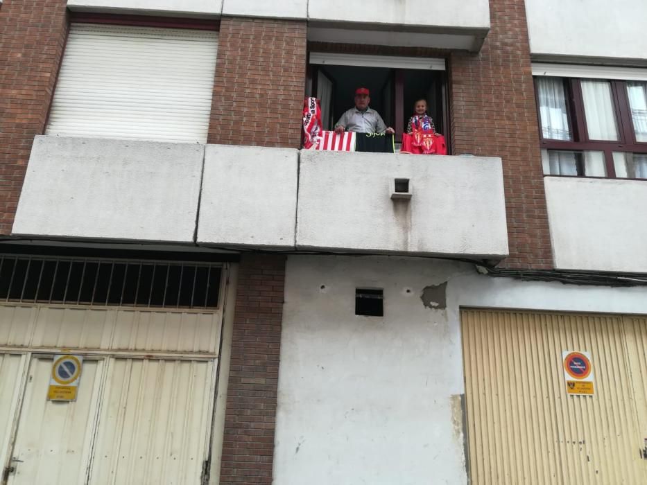 Asturias se viste de rojiblanco