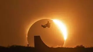 “El mejor truco de mi vida”: Danny León logra la imagen más espectacular del eclipse