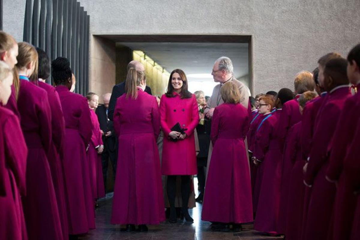 Kate Middleton y el rosa catedralicio