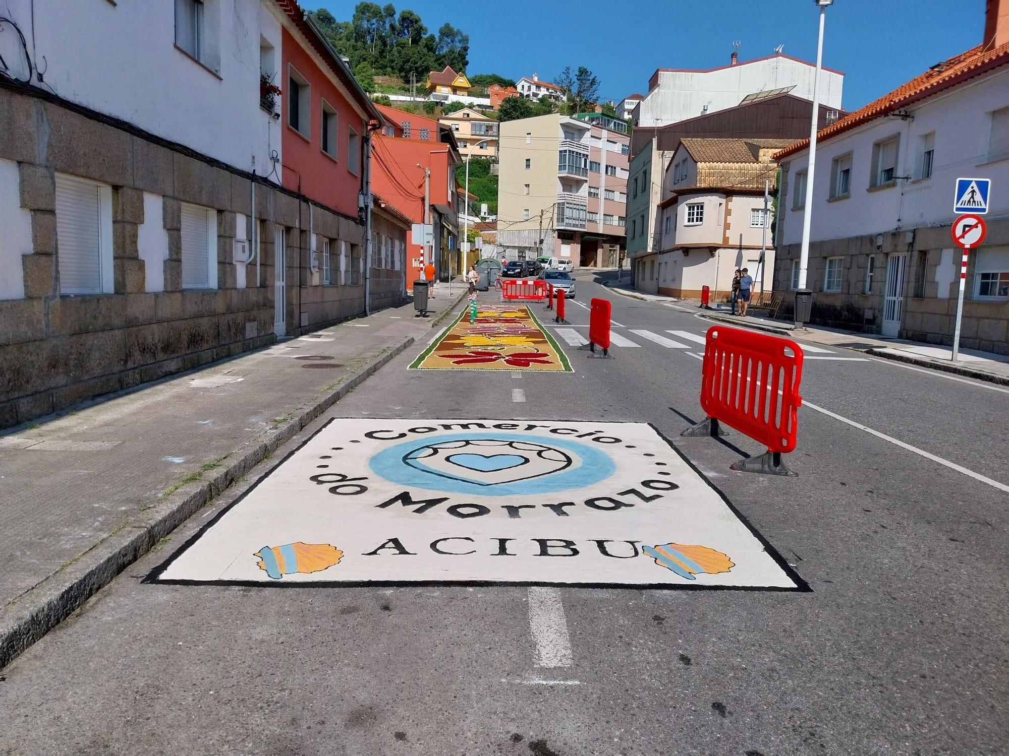 La fiesta de las alfombras florales del Corpus en Bueu (II)