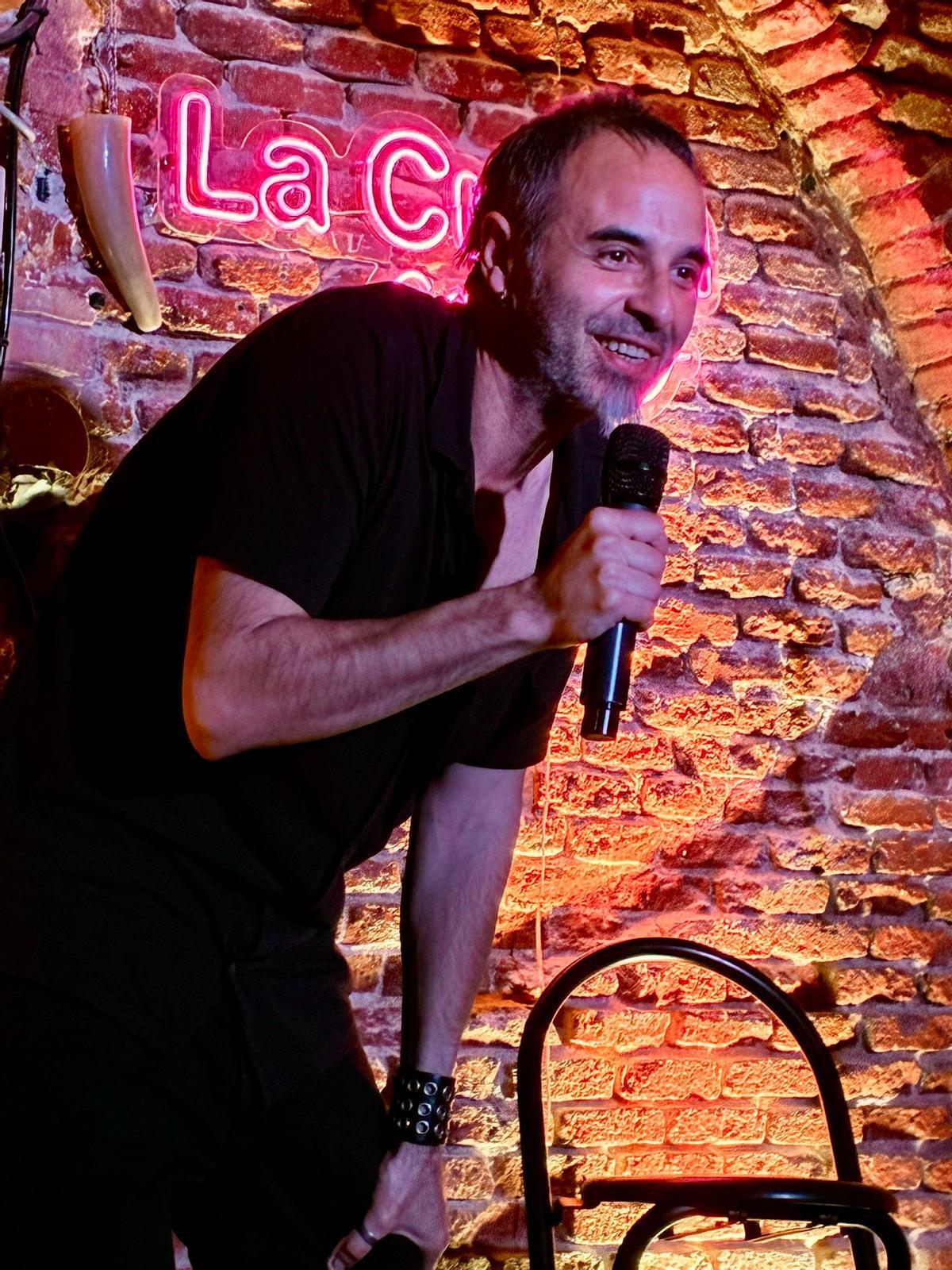 Jorge Guerra, durante un monólogo.