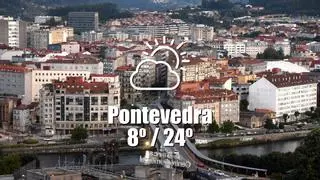 El tiempo en Pontevedra: previsión meteorológica para hoy, viernes 24 de mayo
