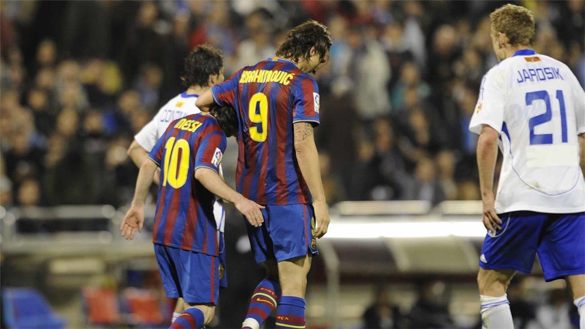 Ibrahimovic agradece a Messi el penalti cedido en La Romareda