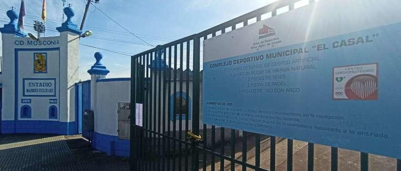 Las instalaciones deportivas del club, ayer.