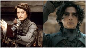 Paul Atreides encarnado por Timothée Chalamet y Kyle MacLachlan.