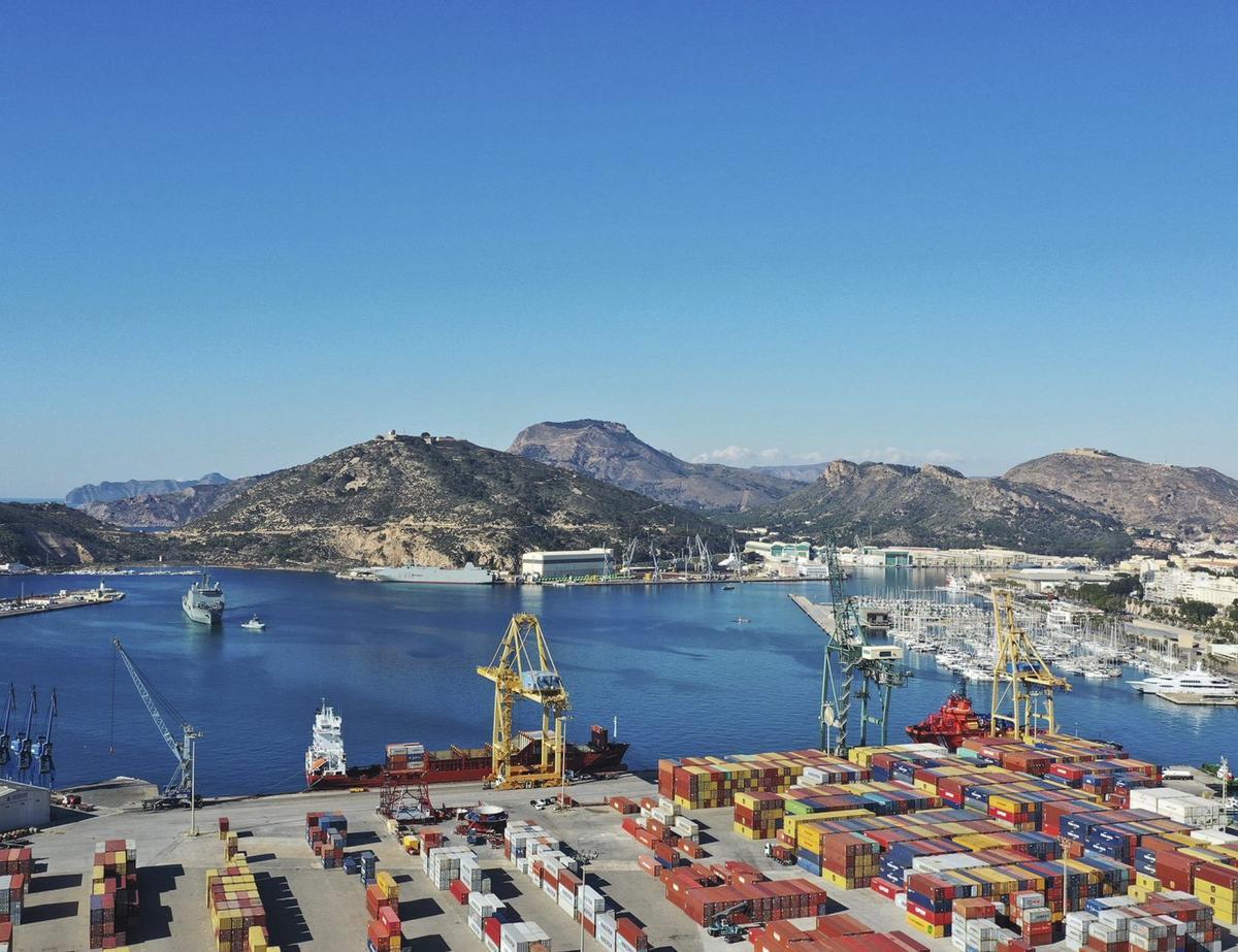 Imagen del Puerto de Cartagena.