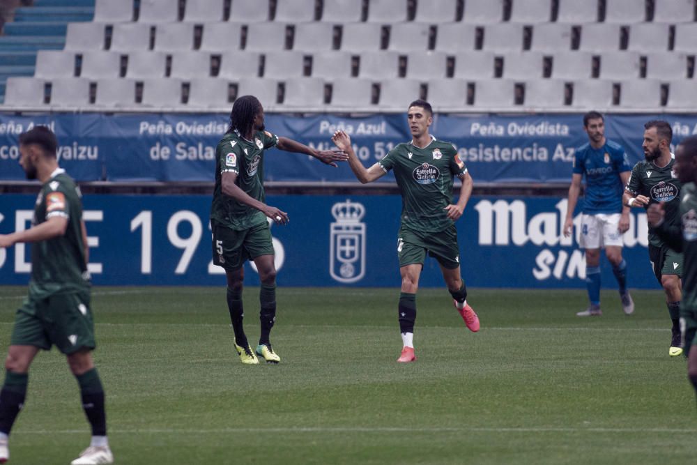 El Dépor saca un empate de su visita a Oviedo: 2-2