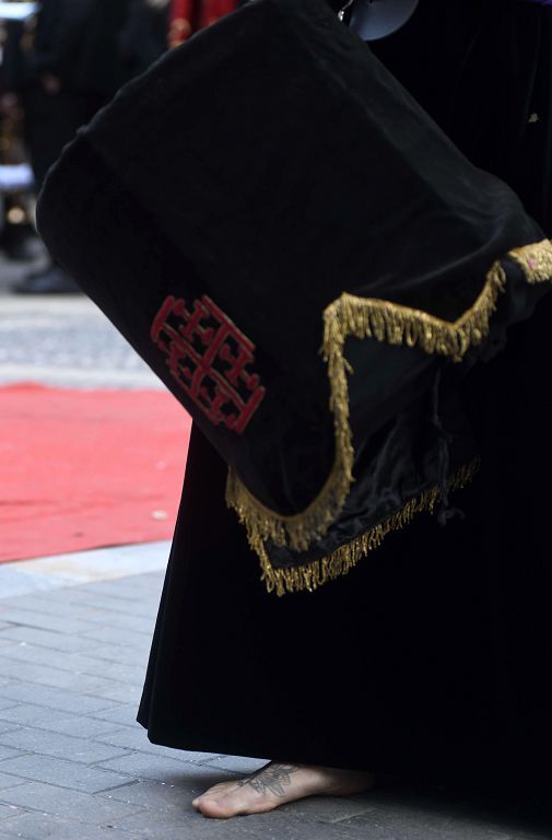 La procesión del Viernes Santo de Murcia, en imágenes