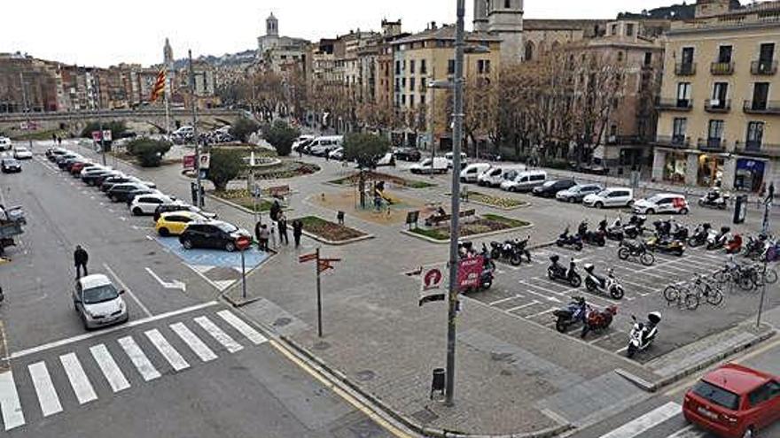 La plaça Catalunya, en una fotografia d&#039;arxiu.