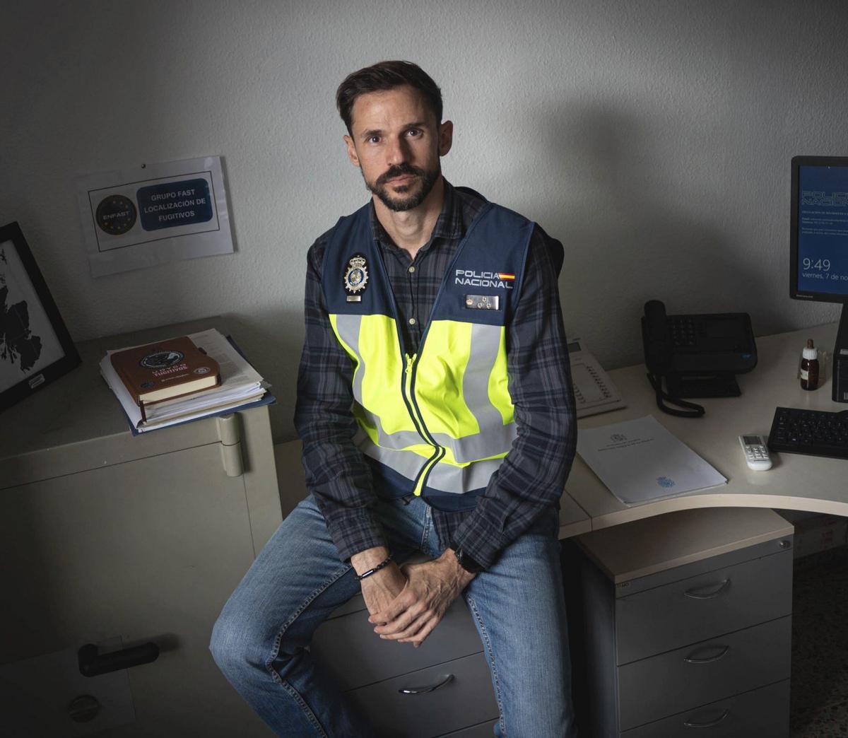 El inspector Joaquín Acevedo, jefe del Grupo de Fugitivos de Santa Cruz de Tenerife. | ARTURO JIMÉNEZ