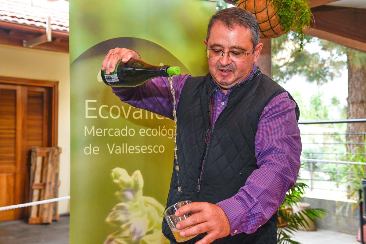 07-11-20  GRAN CANARIA. INSTALACIONES DEL AGLOMERADO. VALLESECO. Cata de sidra en Valleseco. FOTOS: Juan Castro.